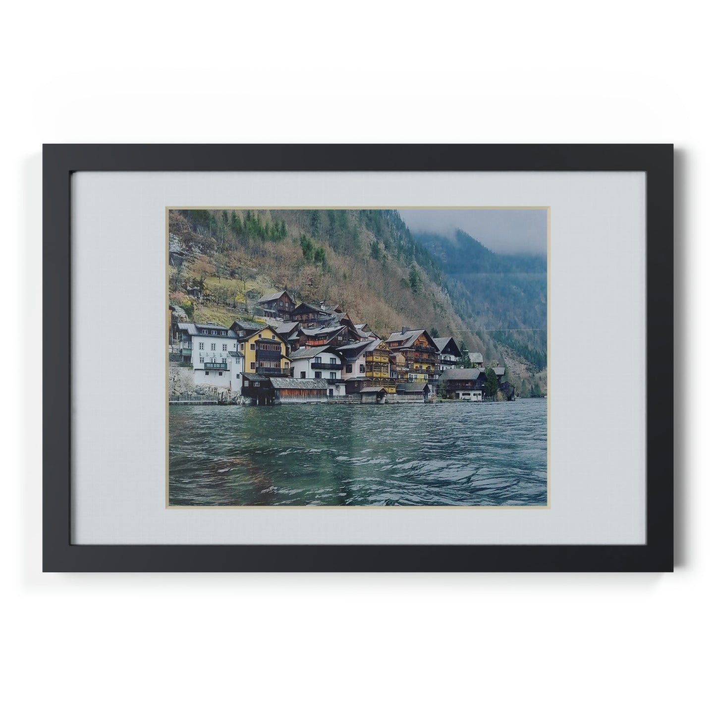 Hallstatt | Austria | Pósteres enmarcados, negro