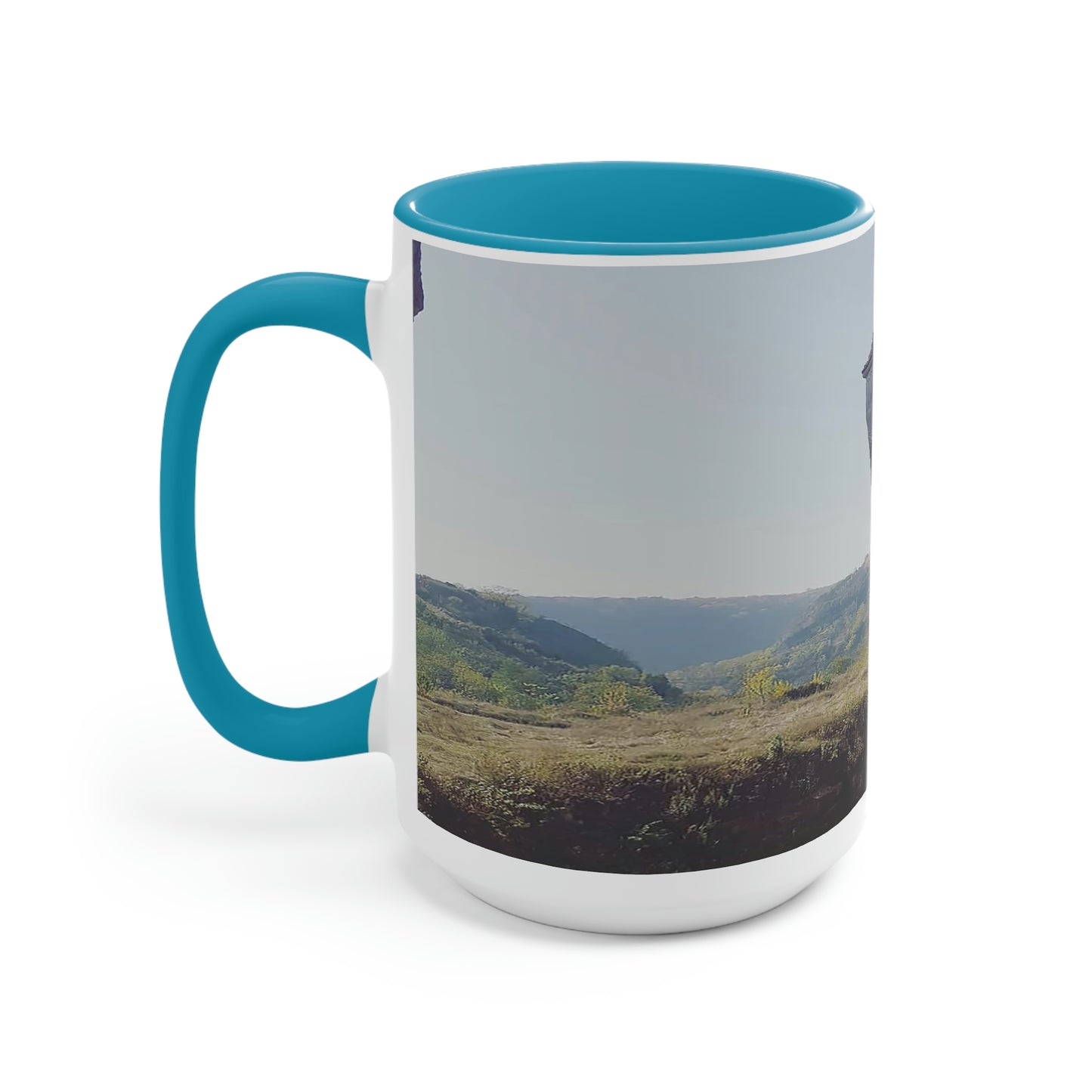 Hunedoara Castle Corvinilor | Romania | Two-Tone Coffee Mugs, 15oz