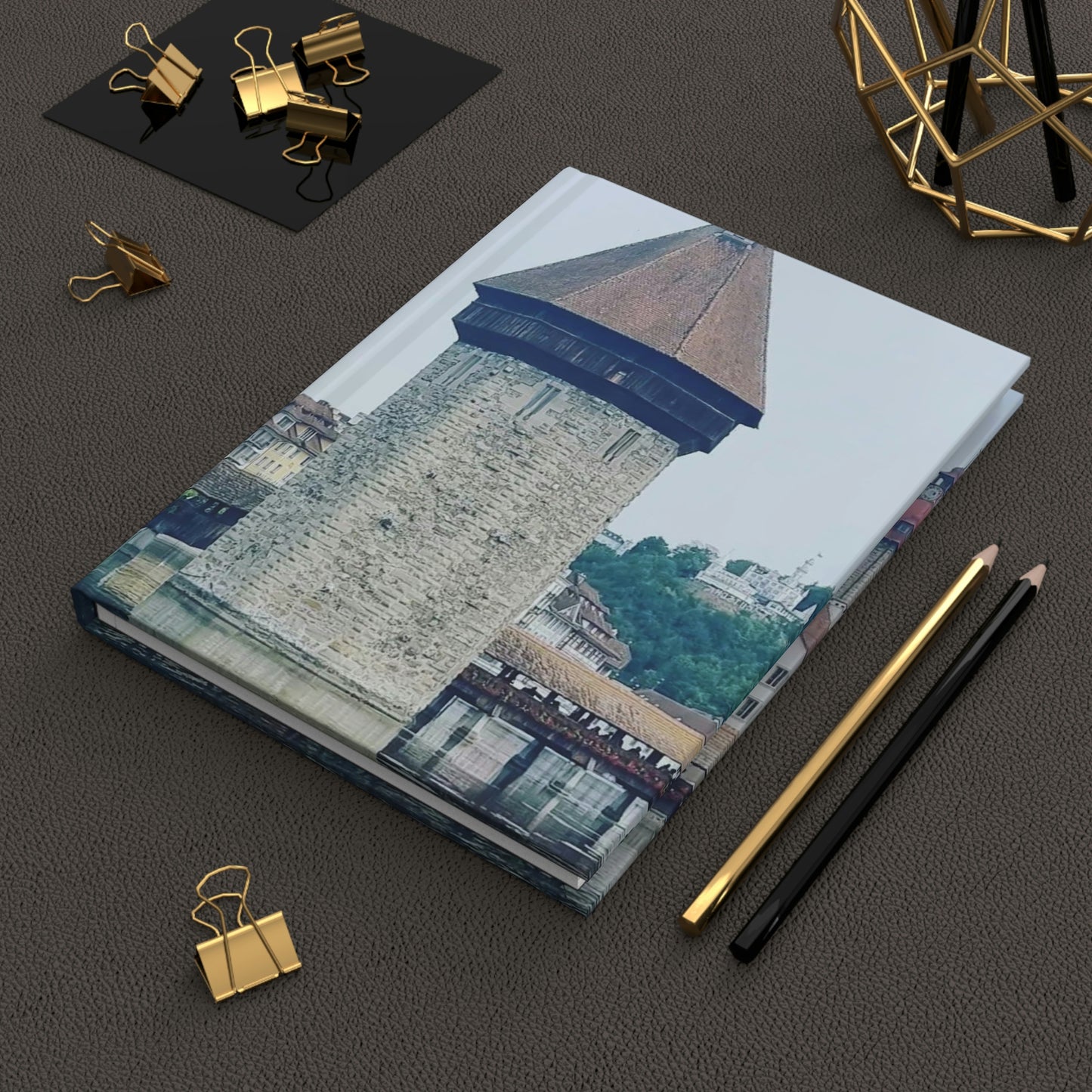 Chapel Bridge | Switzerland | Hardcover Journal Matte