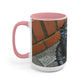 el enano | Polonia | Tazas de café de dos tonos, 15 oz