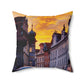 The City Center | Czech Republic | Spun Polyester Square Pillow