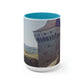 Hunedoara Castle Corvinilor | Romania | Two-Tone Coffee Mugs, 15oz