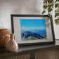 La vue du mont Pilatus | Suisse | Posters encadrés, Noir