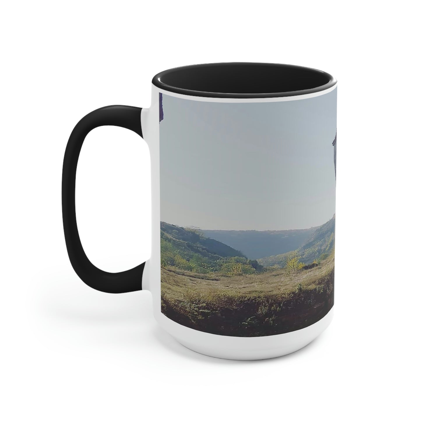 Hunedoara Castle Corvinilor | Romania | Two-Tone Coffee Mugs, 15oz