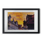 The City Center | Czech Republic | Framed Posters, Black