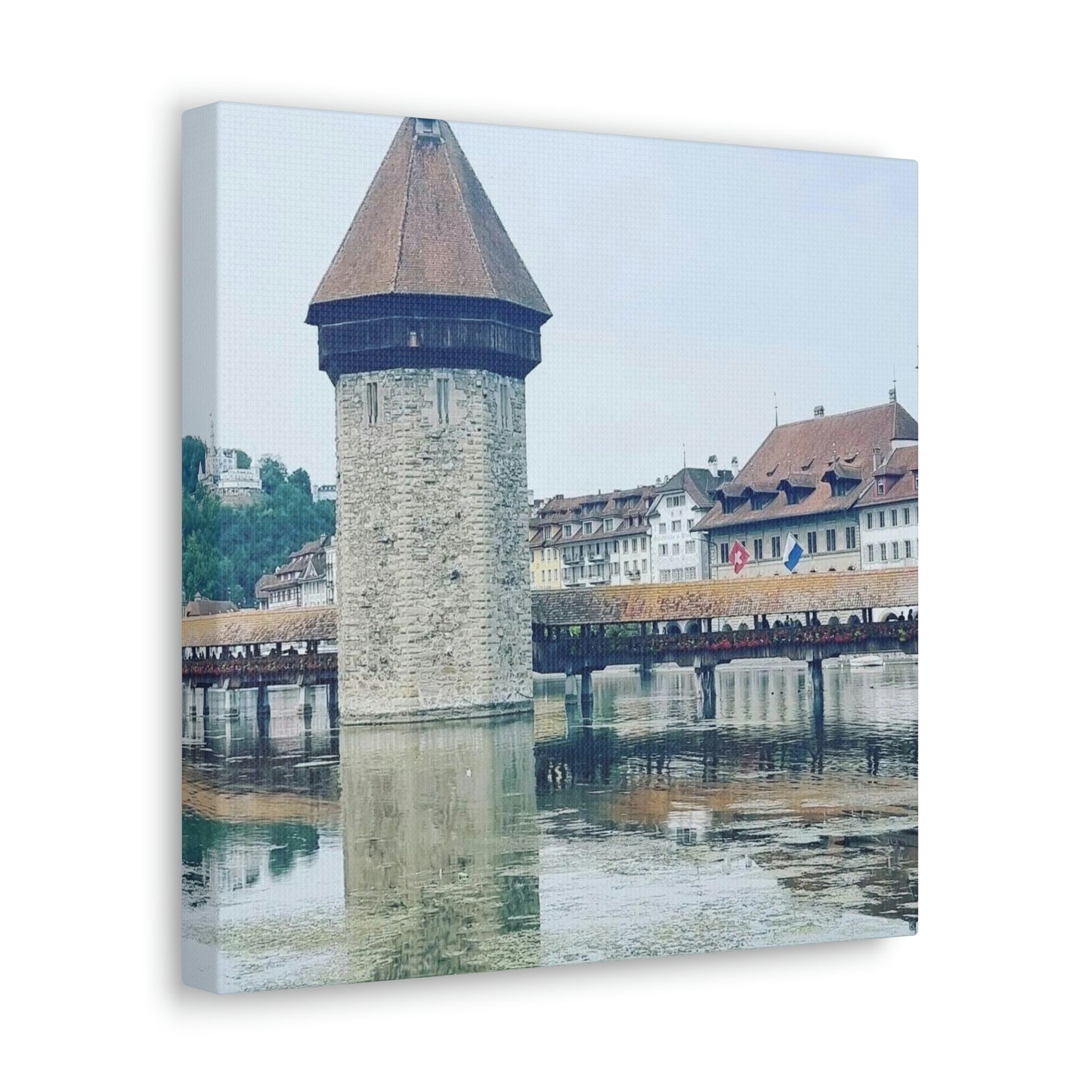 Chapel Bridge | Switzerland | Canvas