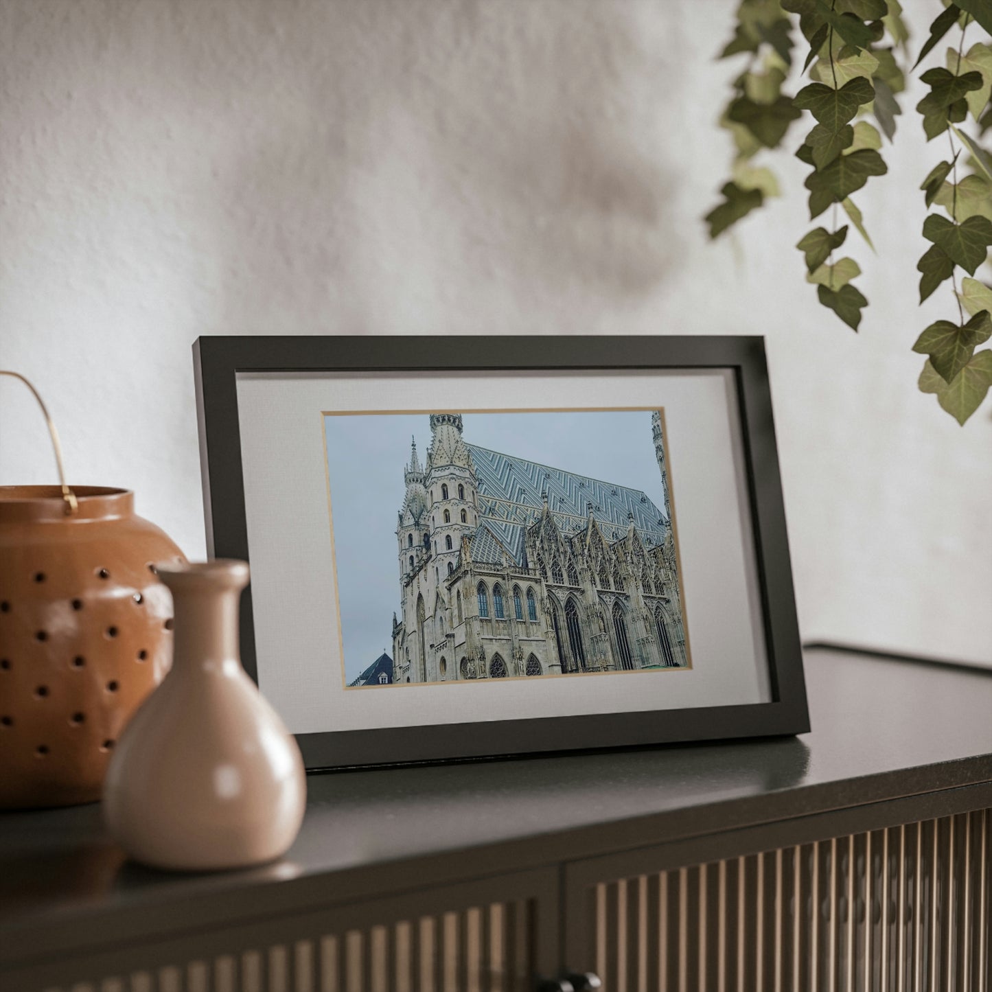 Catedral de San Esteban | Austria | Pósteres enmarcados, negro