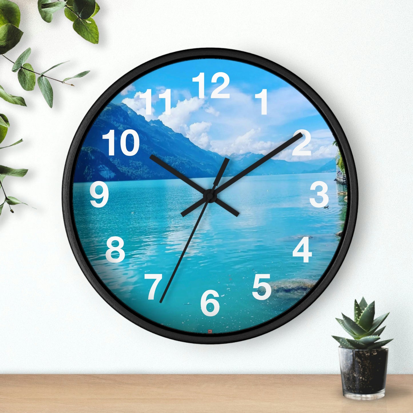 Lago de Brienz | Suiza | reloj de pared