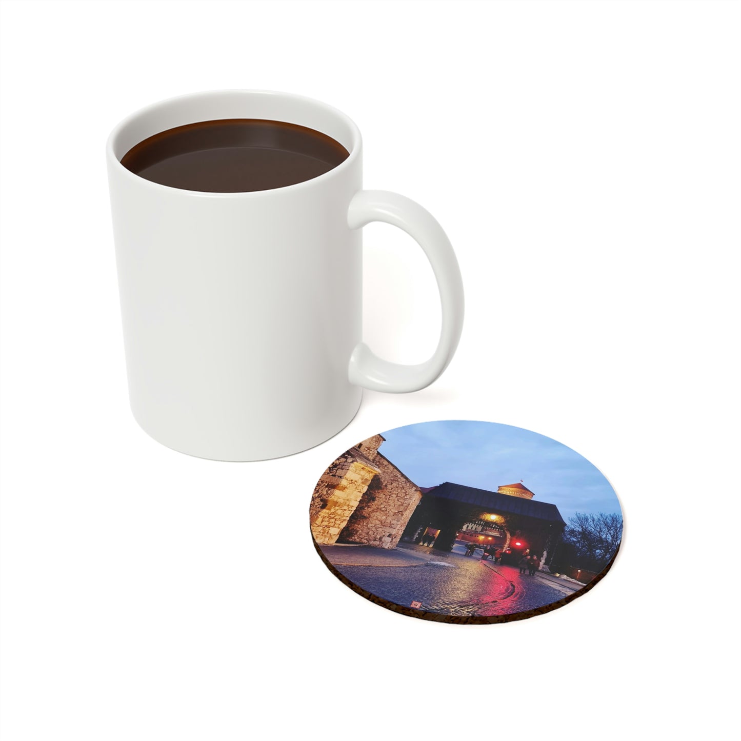 Wawel Gate | Poland | Cork Back Coaster