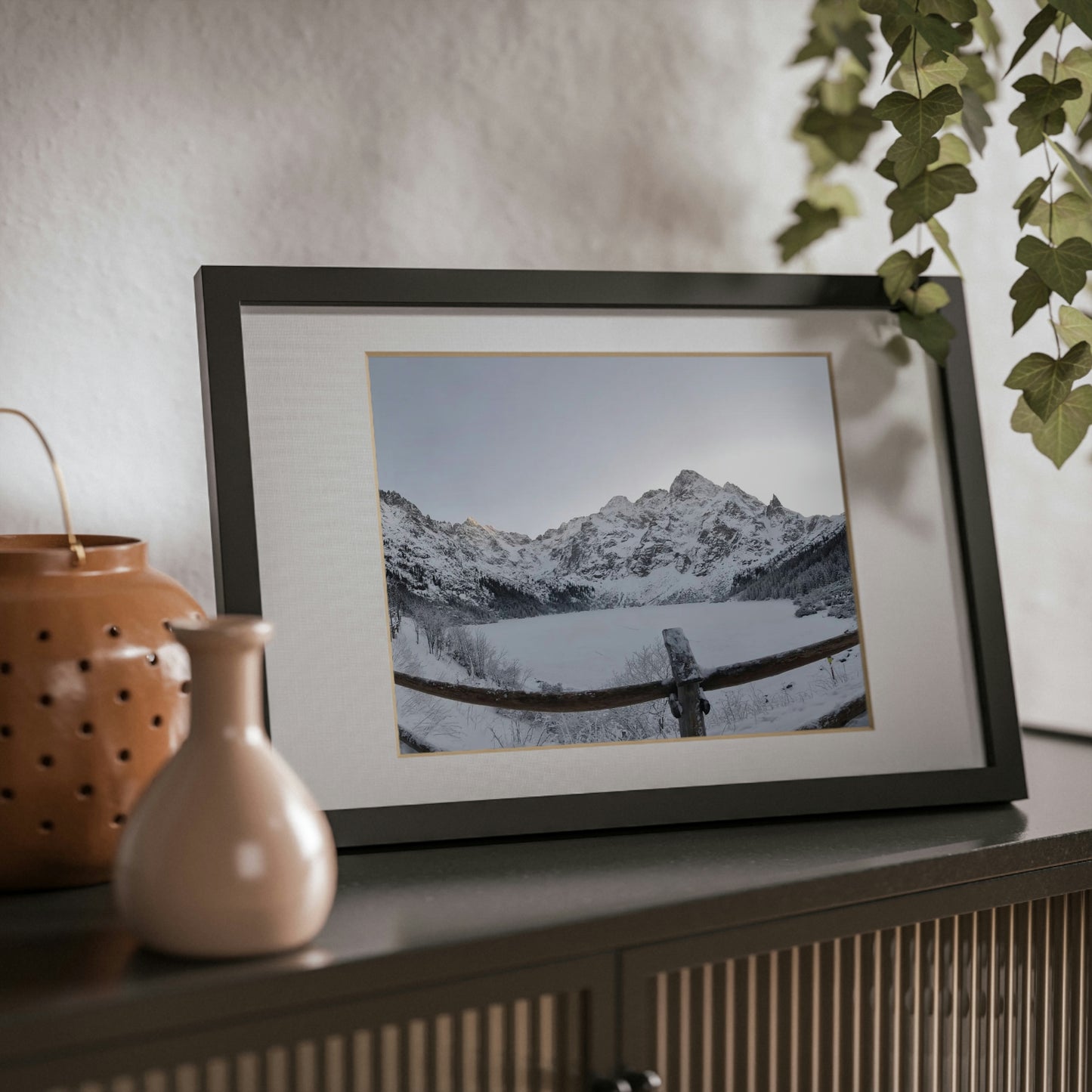 Morskie Oko | Polonia | Pósteres enmarcados, negro