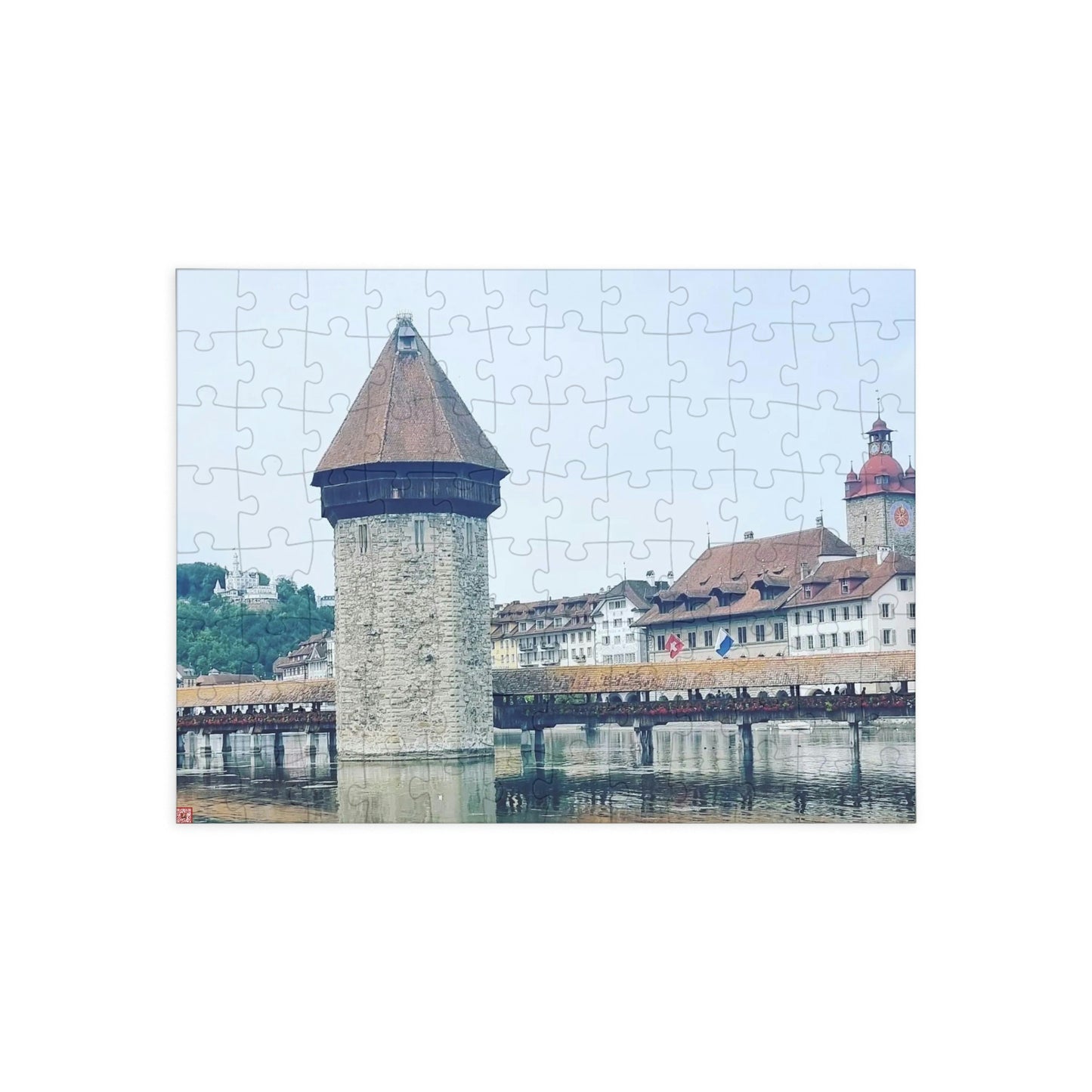 Chapel Bridge | Switzerland | Puzzle (96, 252, 500, 1000-Piece)