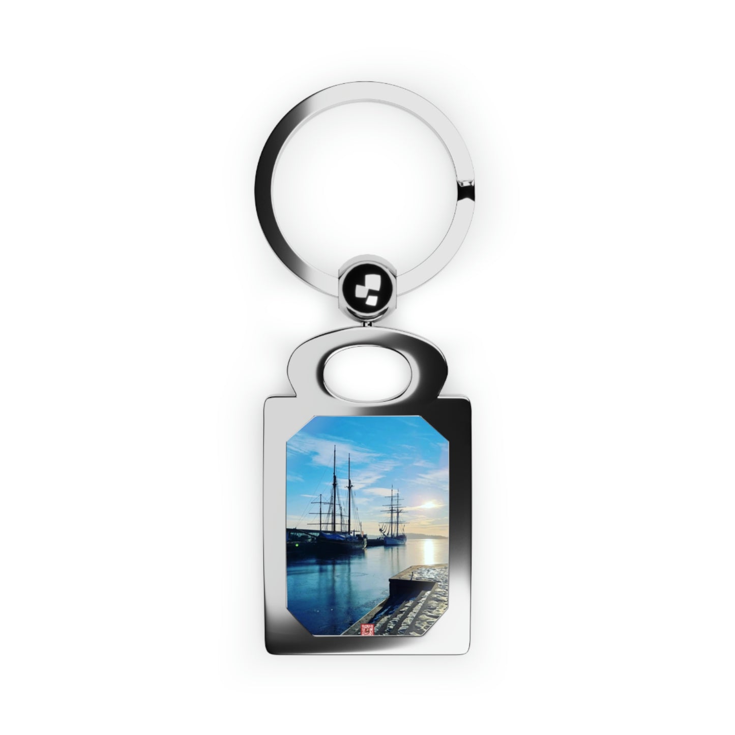 Honnørbrygga | Norway | Rectangle Photo Keyring