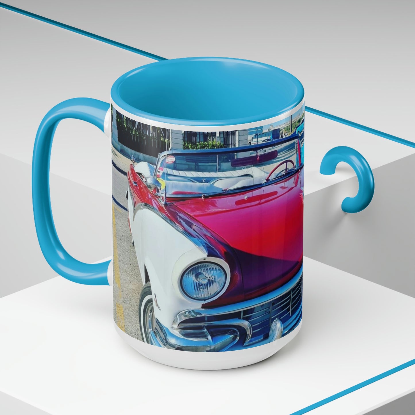 The Vehicle | Cuba | Two-Tone Coffee Mugs, 15oz