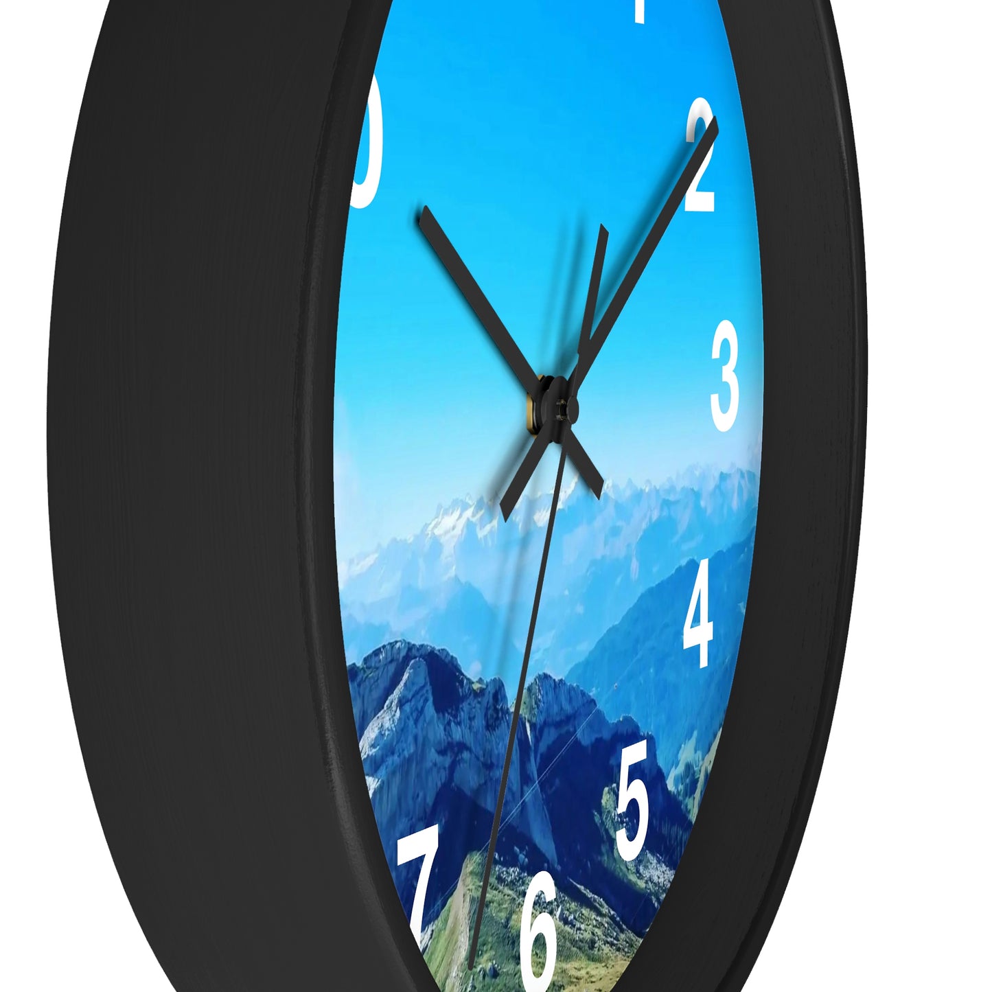 The Mt. Pilatus View | Switzerland | Wall clock