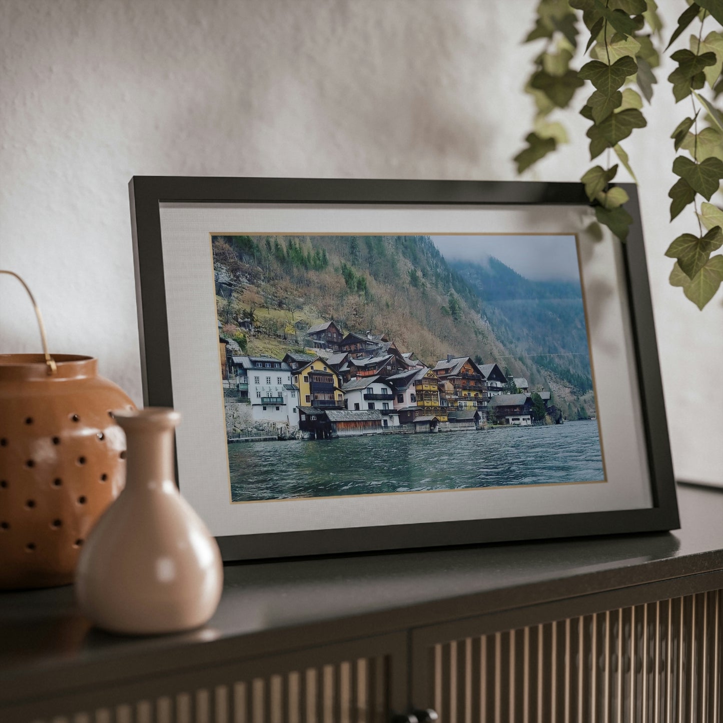 Hallstatt | Austria | Framed Posters, Black