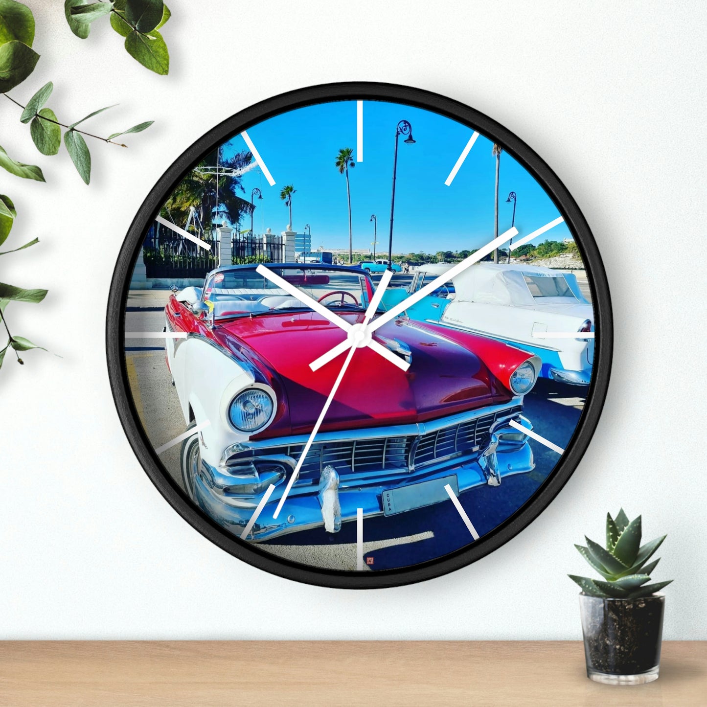 The Vehicle | Cuba | Wall clock