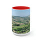 La scène à couper le souffle | Gozo | Tasses à café bicolores, 15 oz