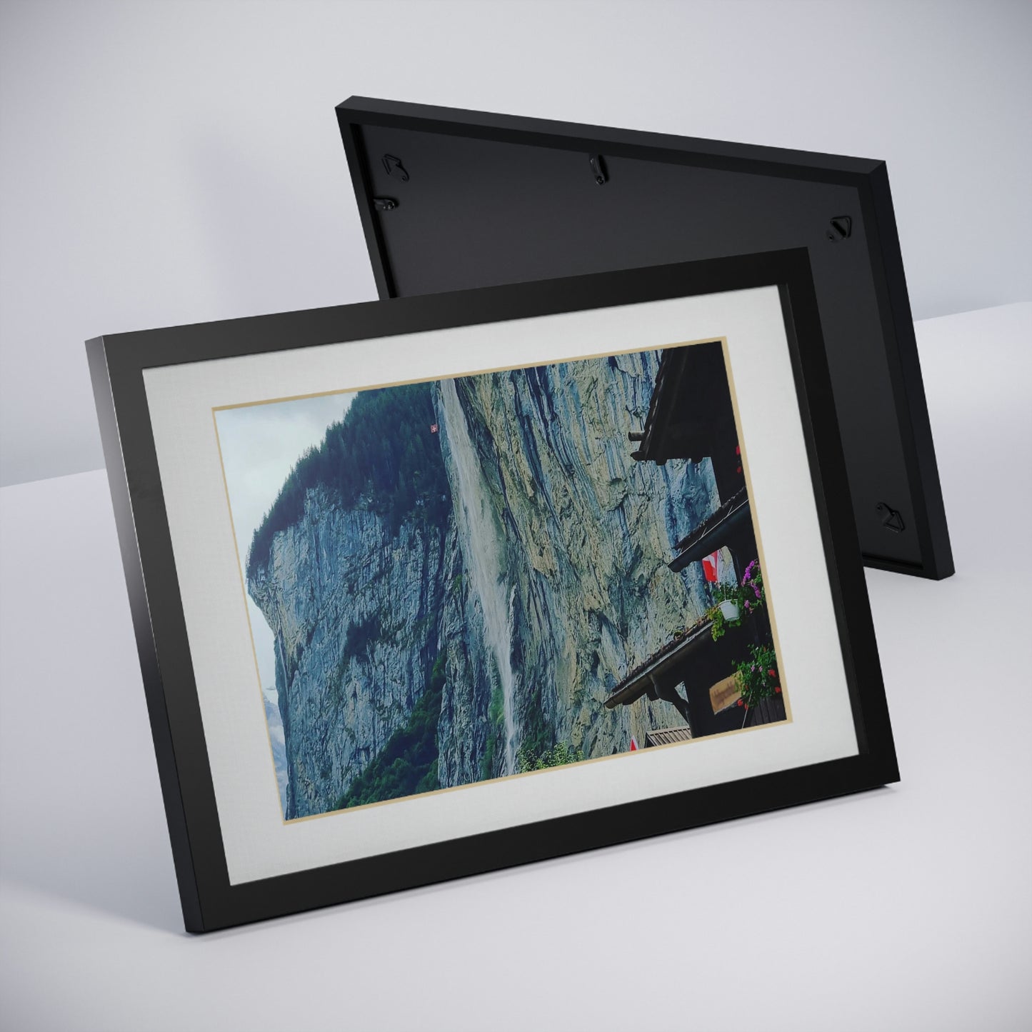 Lauterbrunnen | Switzerland | Framed Posters, Black