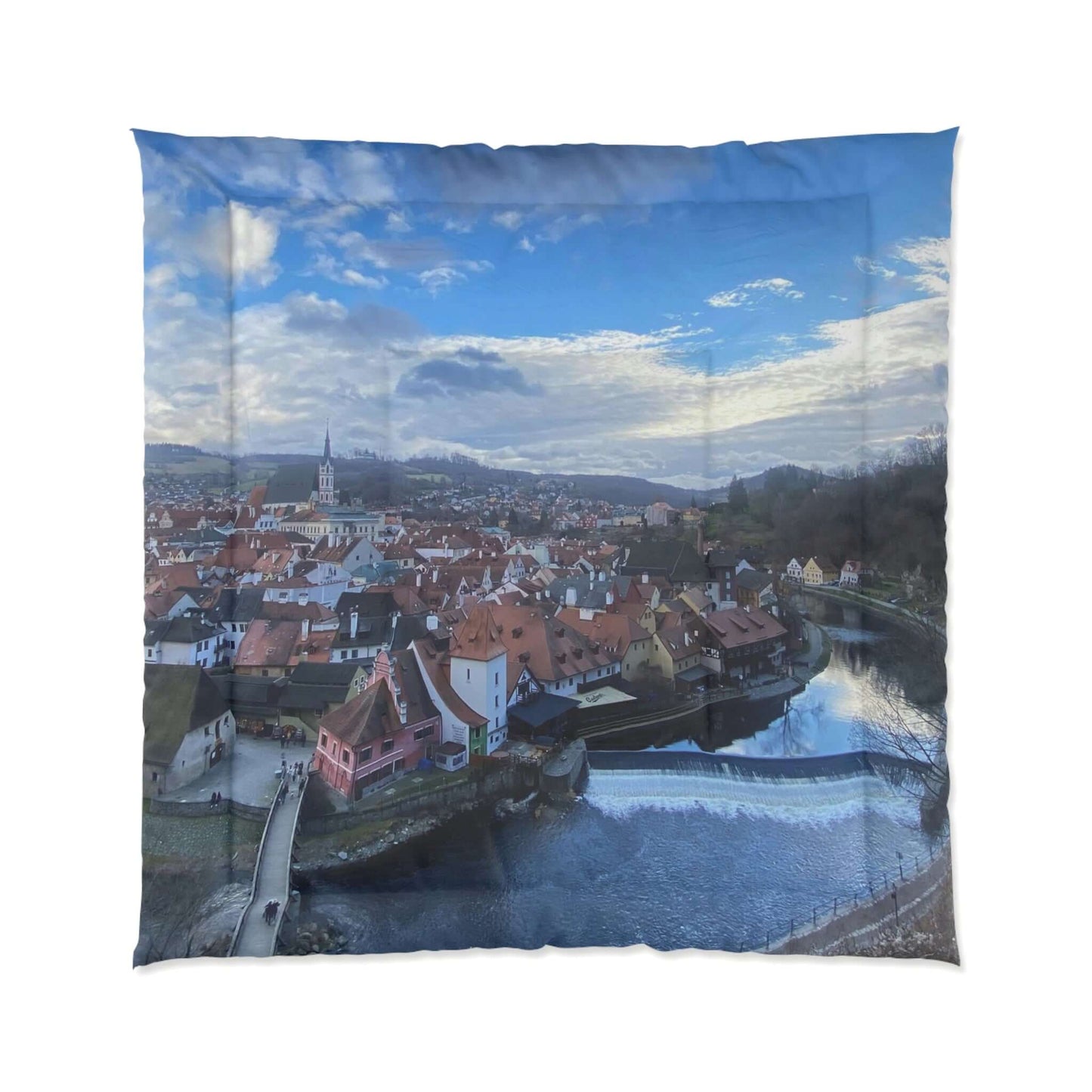 The River of Český Krumlov | Czech Republic | Comforter