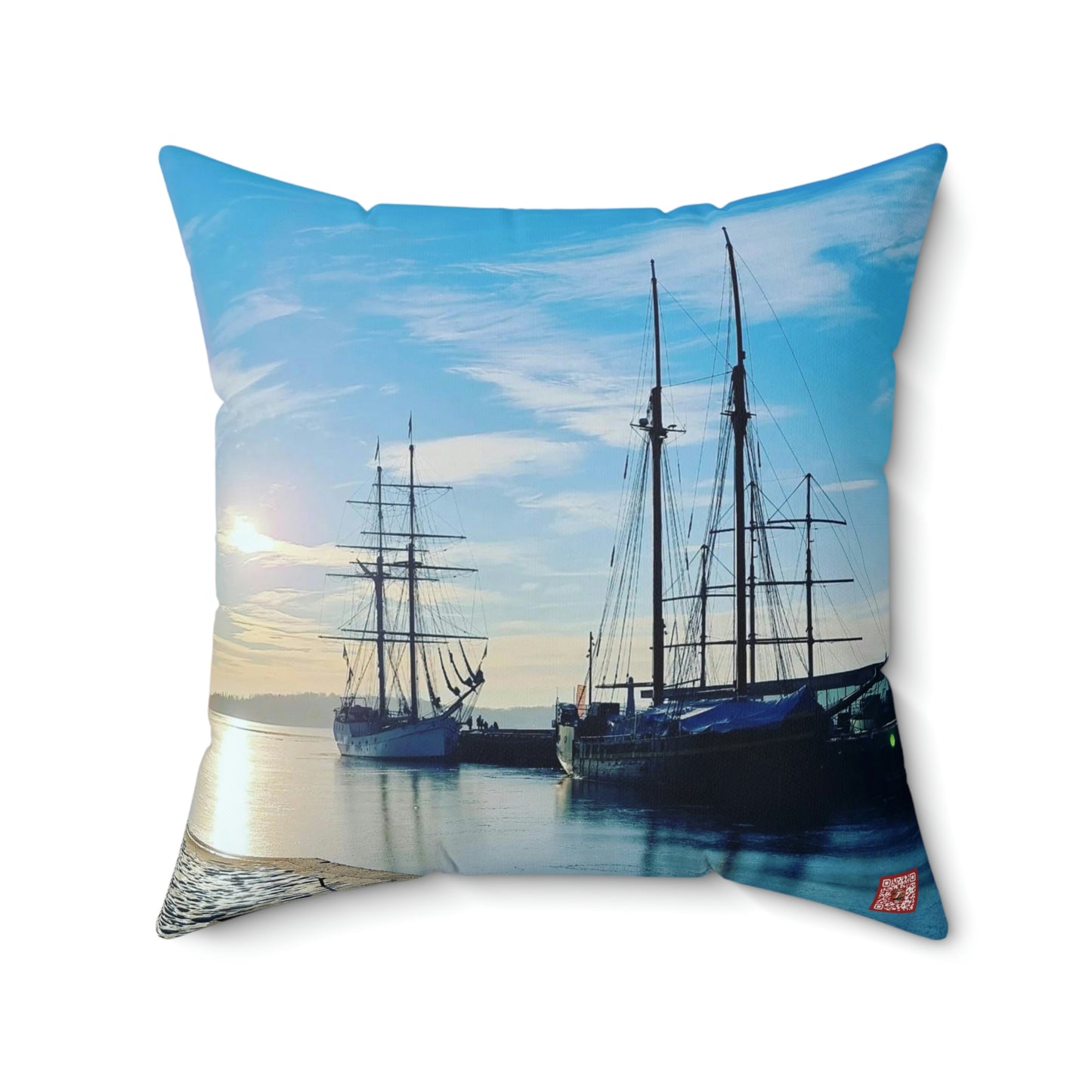 Honnørbrygga | Norway | Spun Polyester Square Pillow