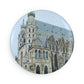 Cathédrale Saint-Étienne | Autriche | Aimant Bouton, Rond (1 &amp; 10 pcs)
