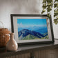 La vue du mont Pilatus | Suisse | Posters encadrés, Noir
