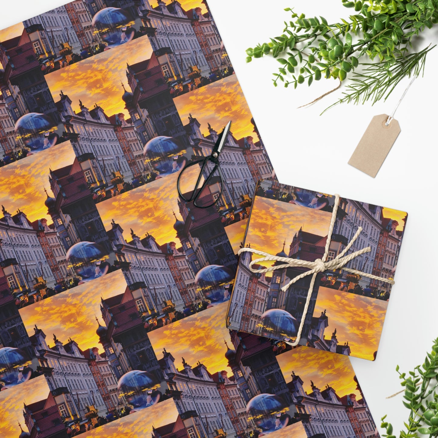 The City Center | Czech Republic | Wrapping Paper