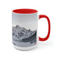 Morskie Oko | Polonia | Tazas de café de dos tonos, 15 oz