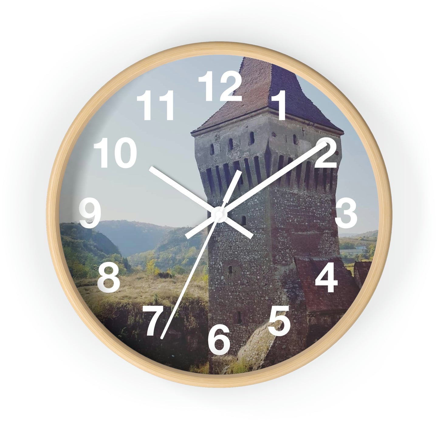 Castillo de Hunedoara Corvinilor | Rumania | reloj de pared