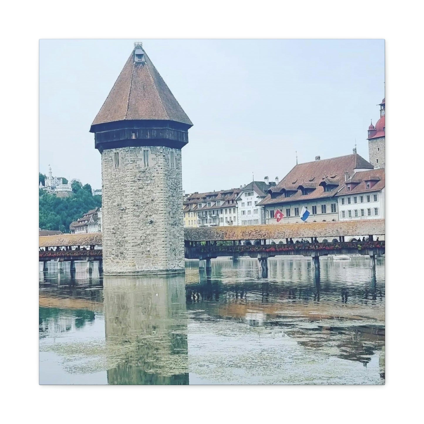 Pont de la Chapelle | Suisse | Toile