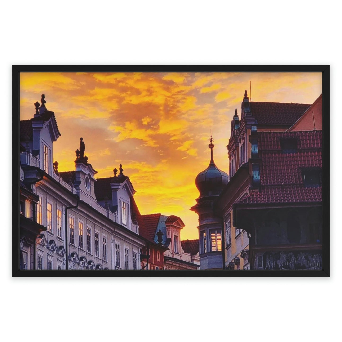 The City Center | Czech Republic | Framed Poster - All sizes