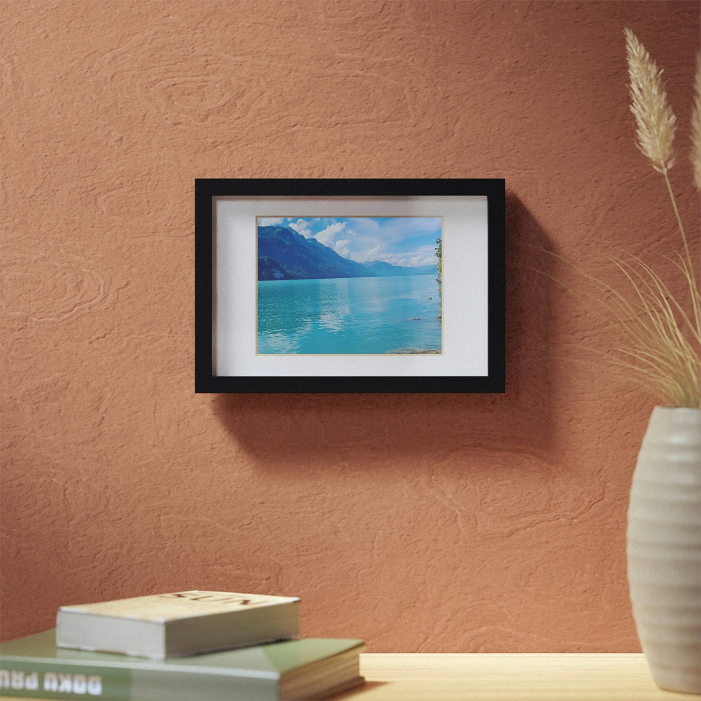 Lake Brienz | Switzerland | Framed Posters, Black