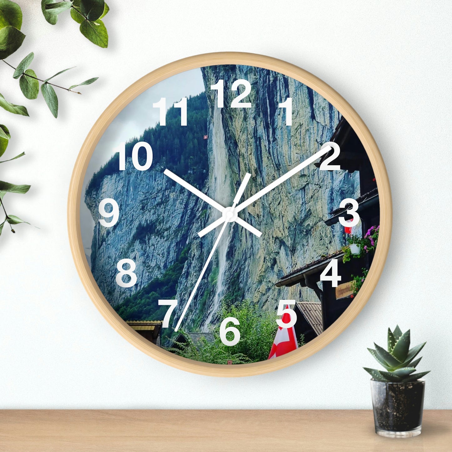 Lauterbrunnen | Suiza | reloj de pared