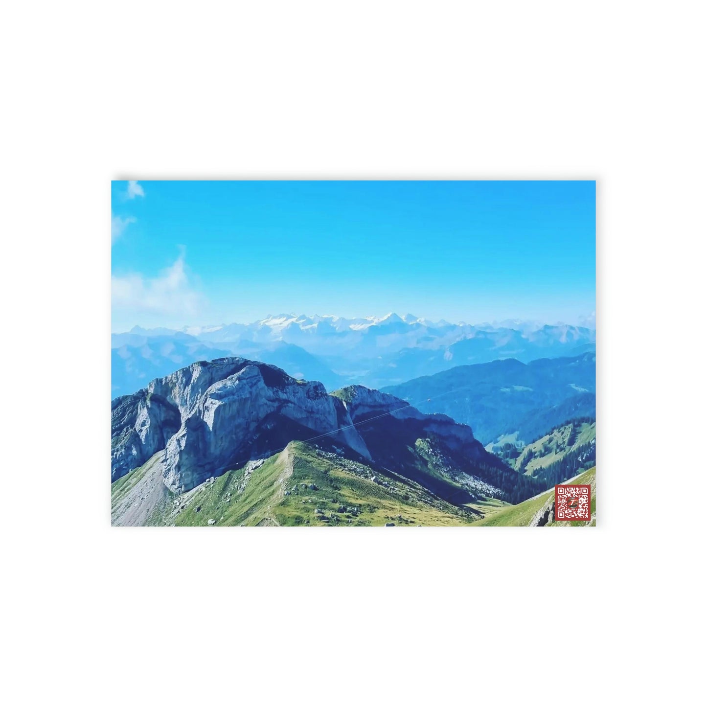 The Mt. Pilatus View | Switzerland | Holiday Cards