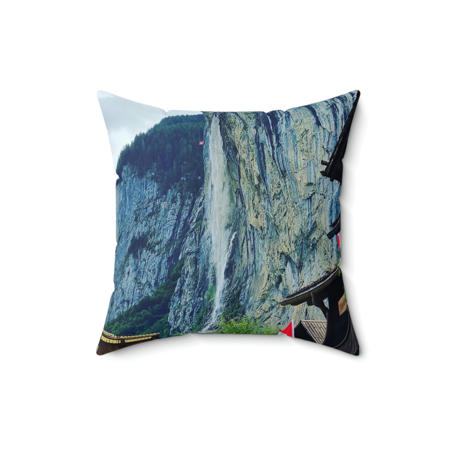 Lauterbrunnen | Switzerland | Spun Polyester Square Pillow