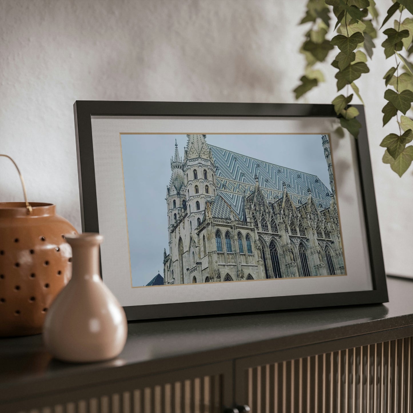 Catedral de San Esteban | Austria | Pósteres enmarcados, negro