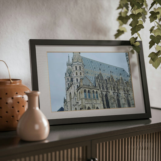 St. Stephen's Cathedral | Austria | Framed Posters, Black