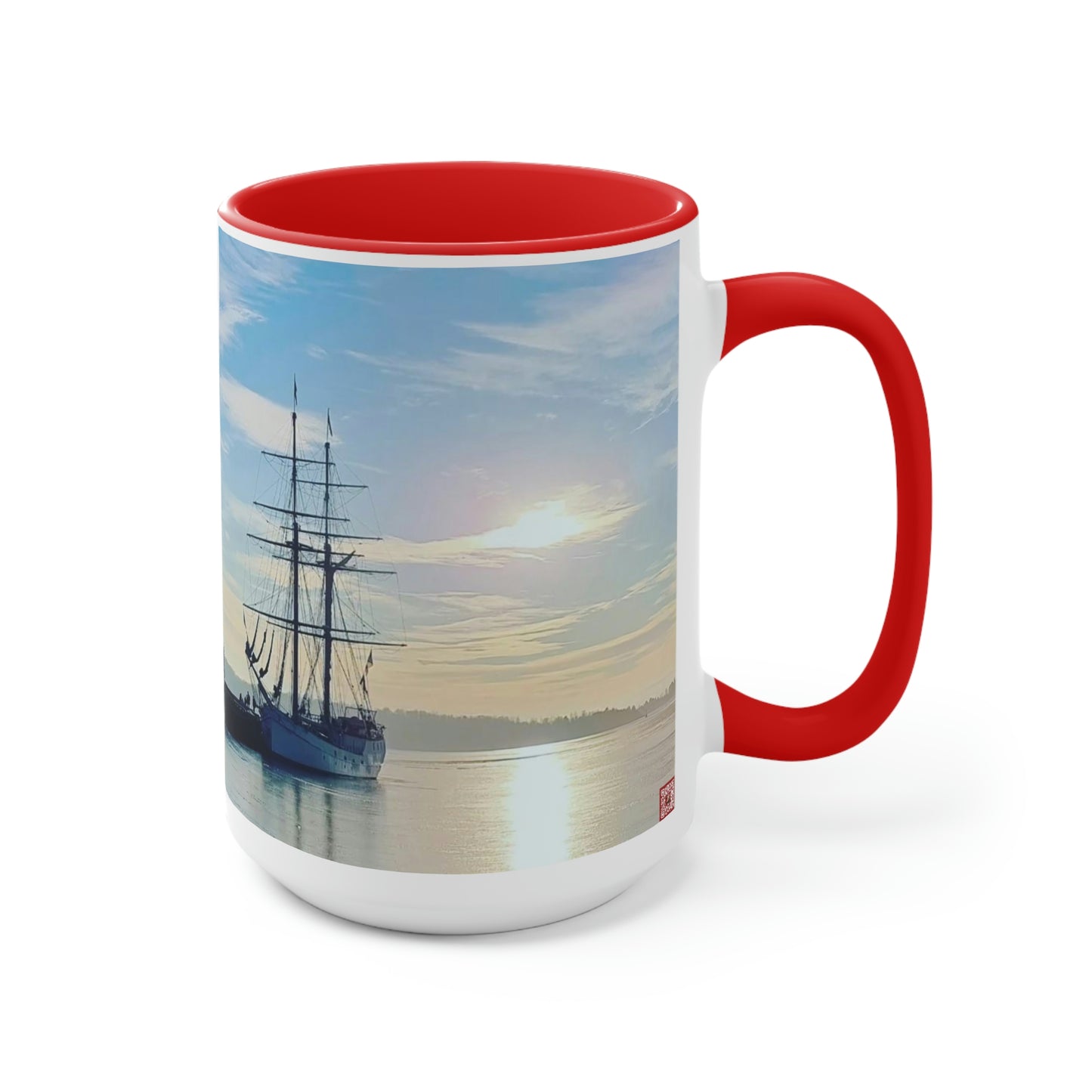 Honnørbrygga | Norway | Two-Tone Coffee Mugs, 15oz