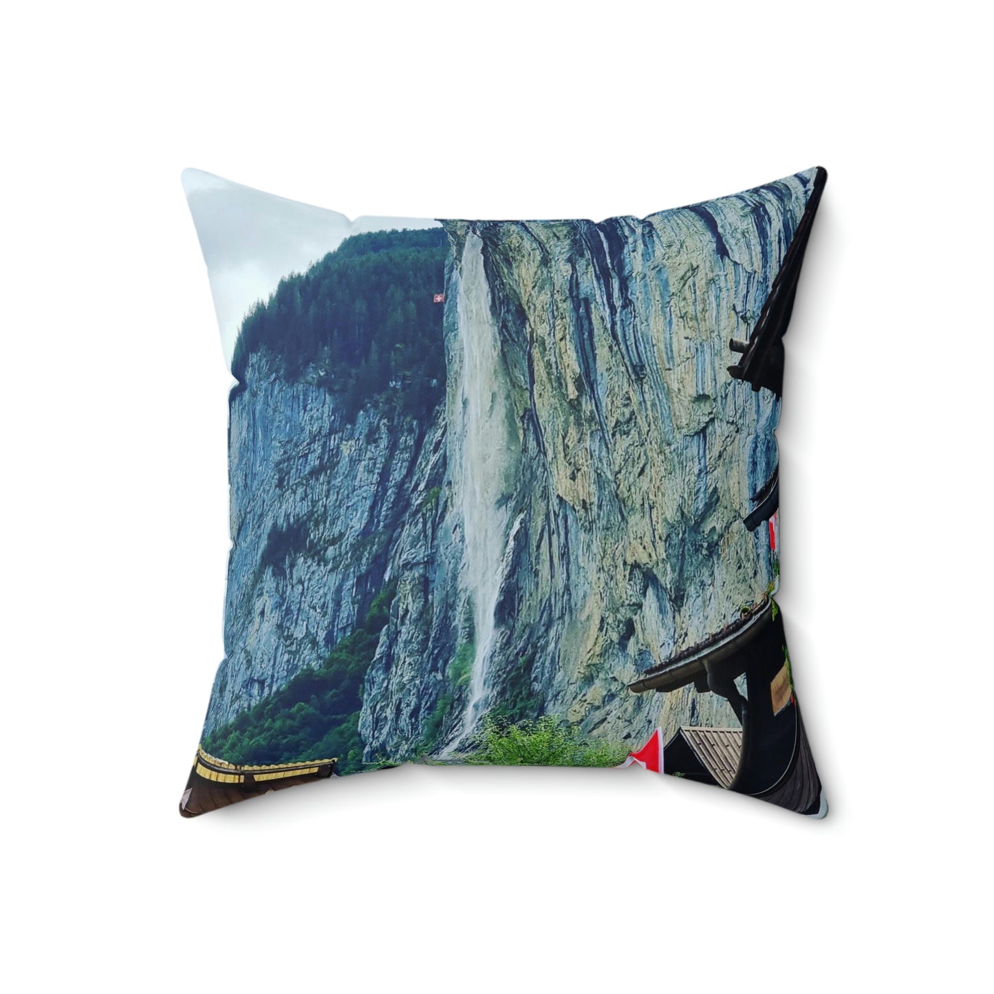 Lauterbrunnen | Switzerland | Spun Polyester Square Pillow