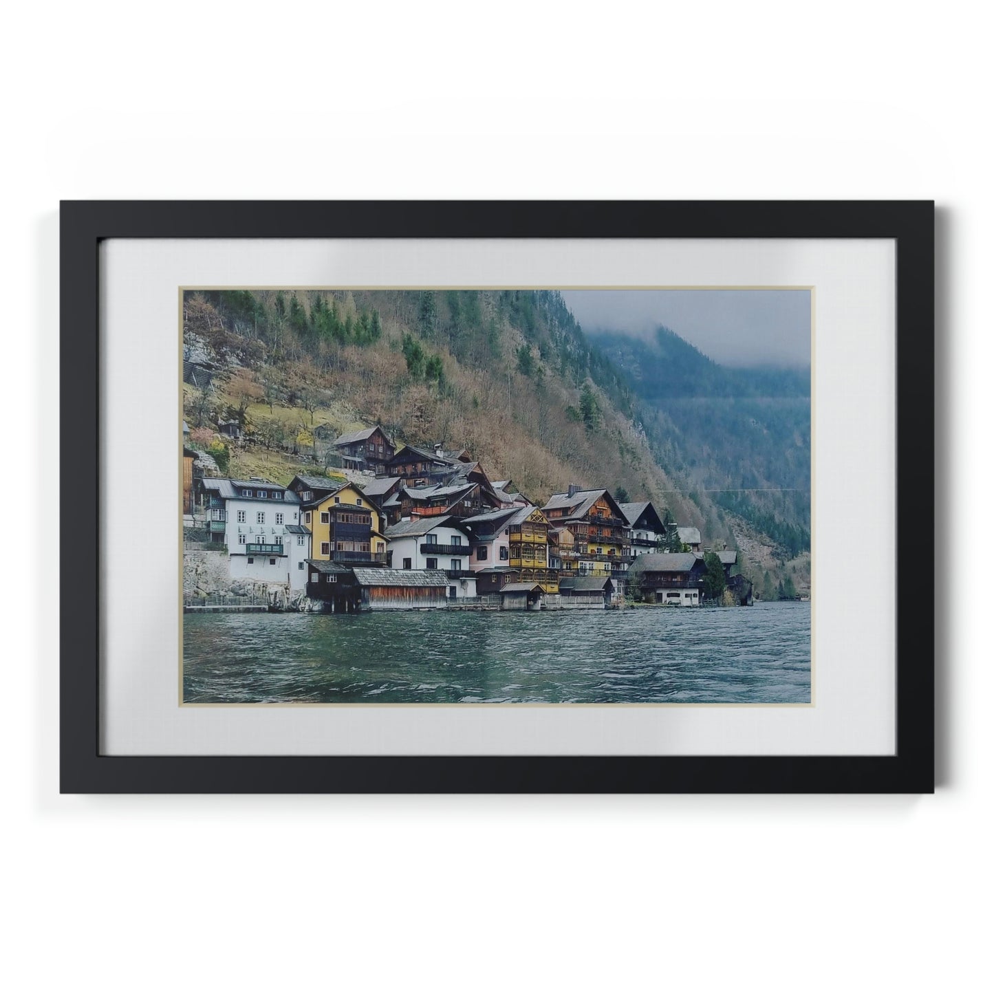 Hallstatt | Austria | Pósteres enmarcados, negro