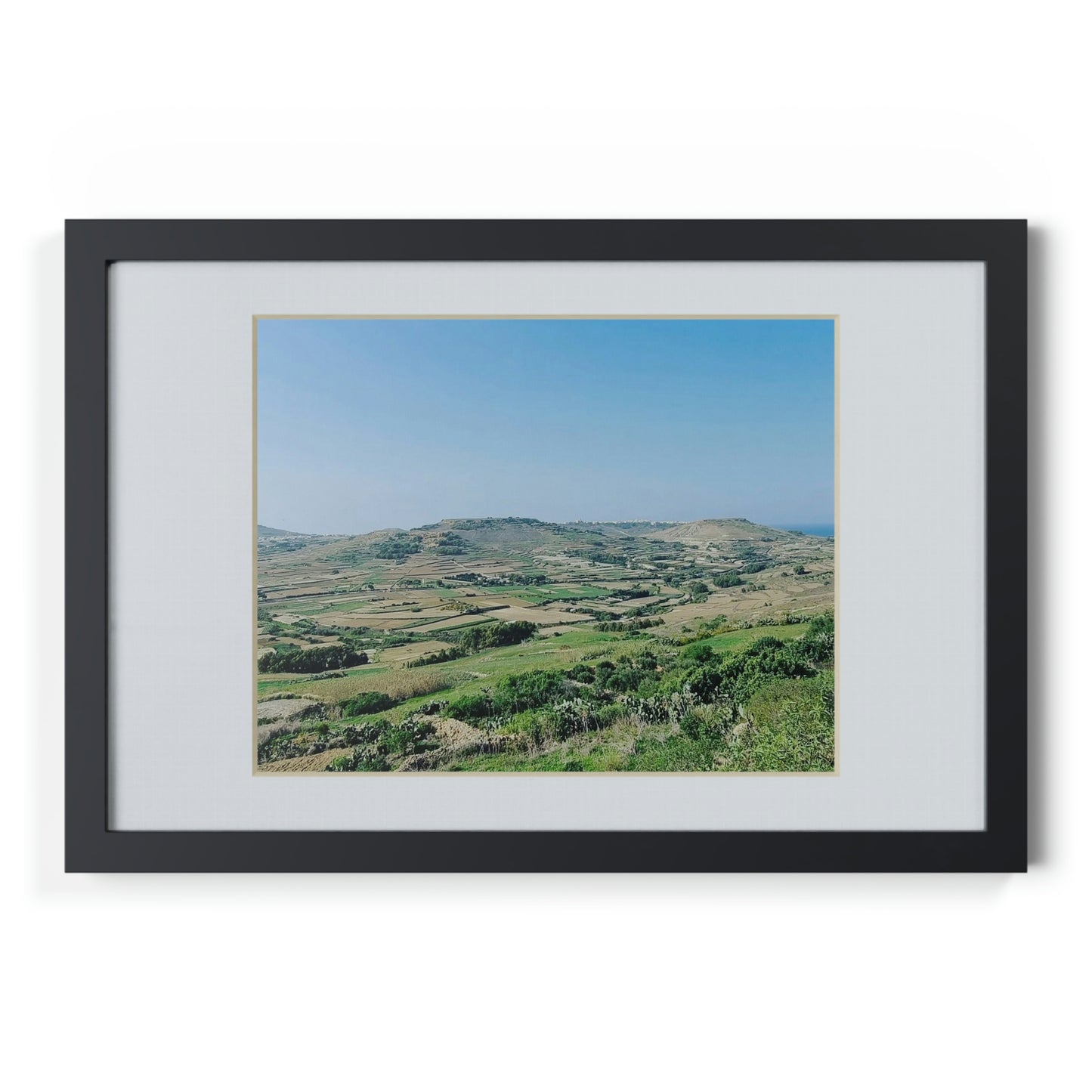 The breath taking scene | Gozo | Framed Posters, Black