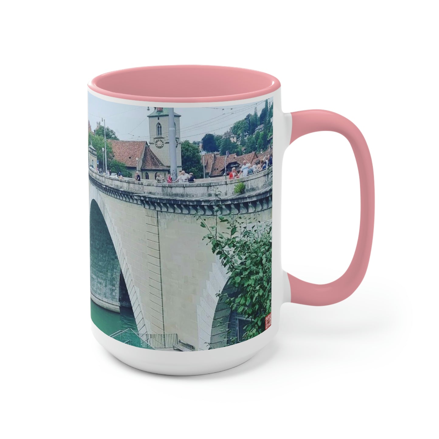 Berna | Suiza | Tazas de café de dos tonos, 15 oz