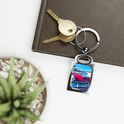 The Vehicle | Cuba | Rectangle Photo Keyring