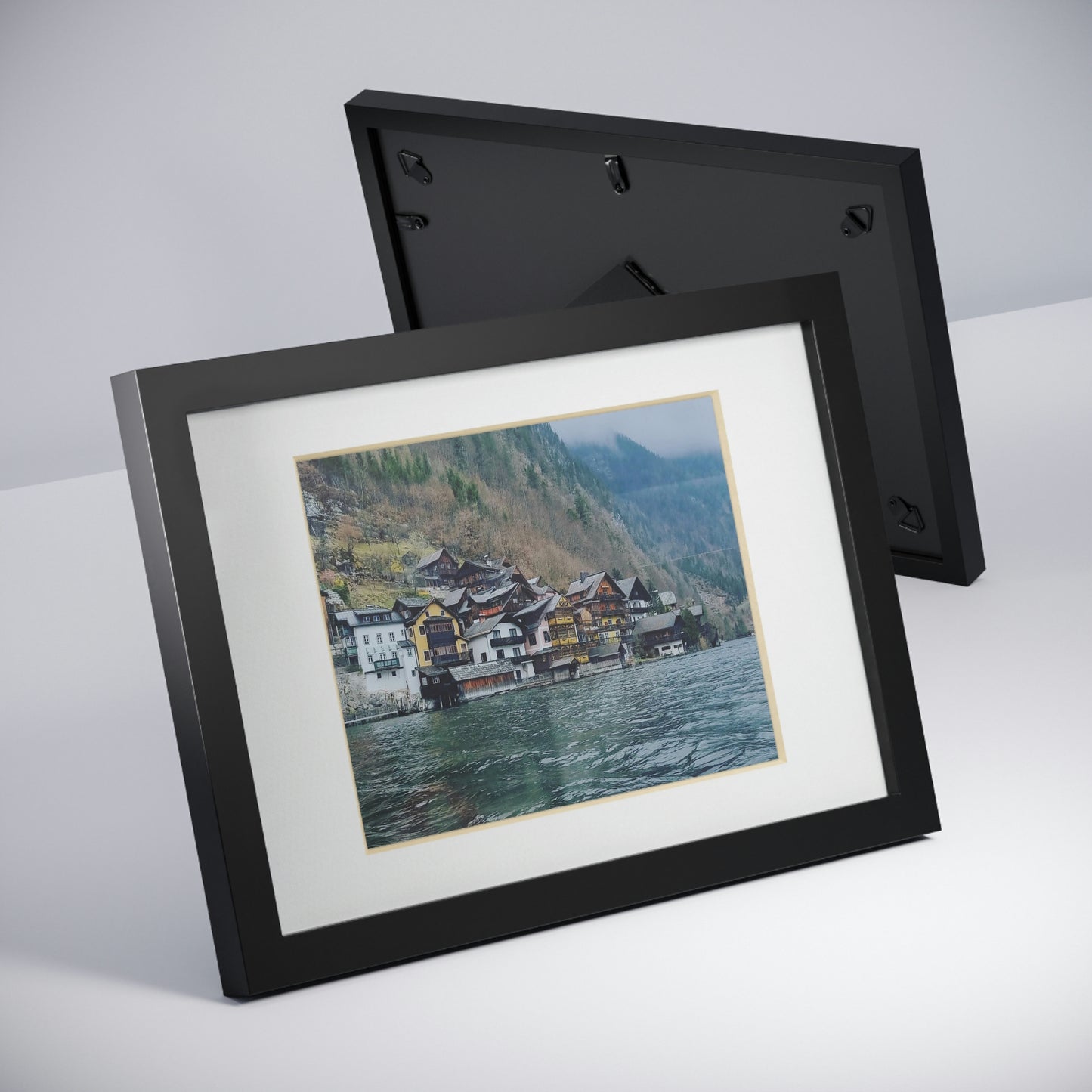 Hallstatt | Austria | Framed Posters, Black