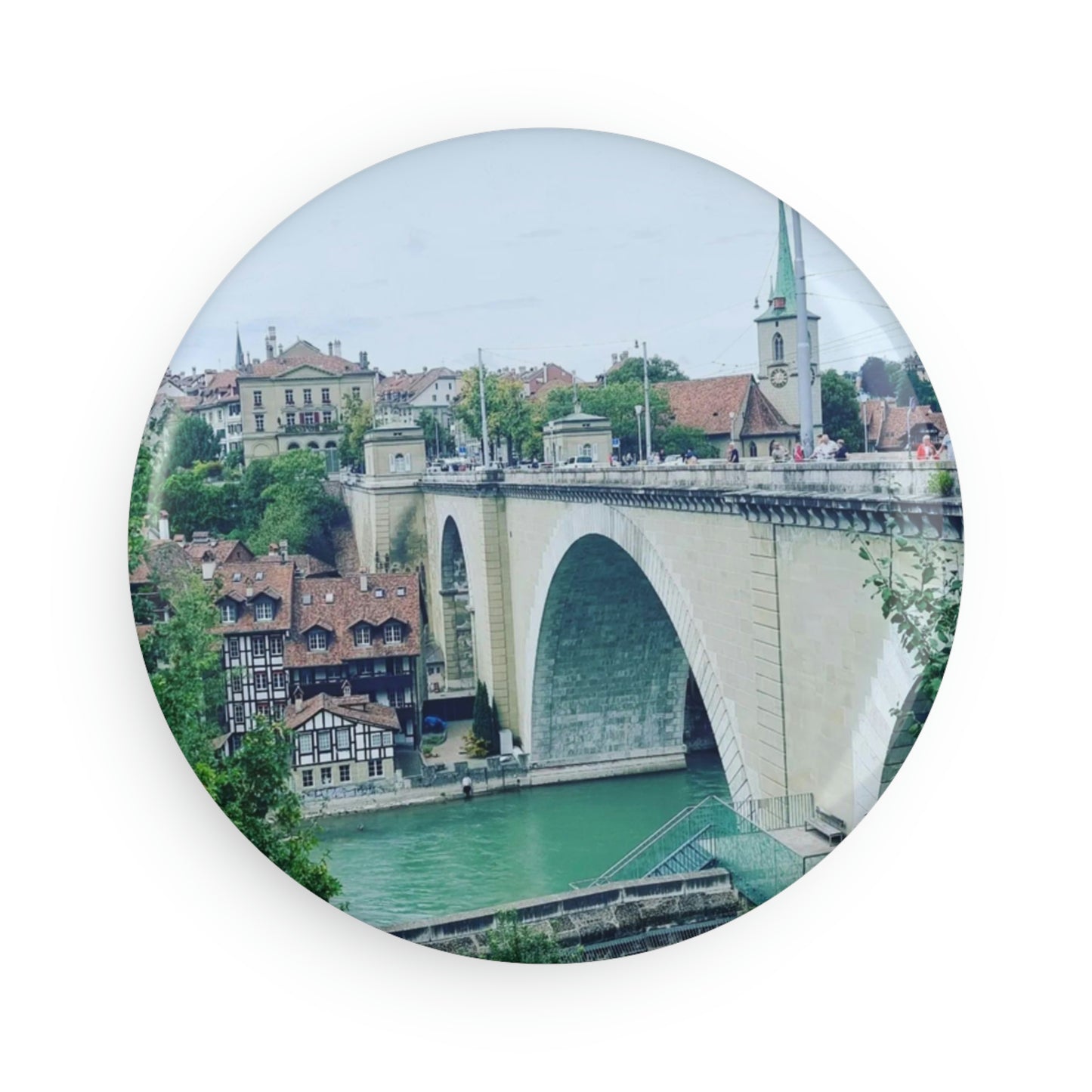 Berne | Suisse | Aimant Bouton, Rond (1 &amp; 10 pcs)