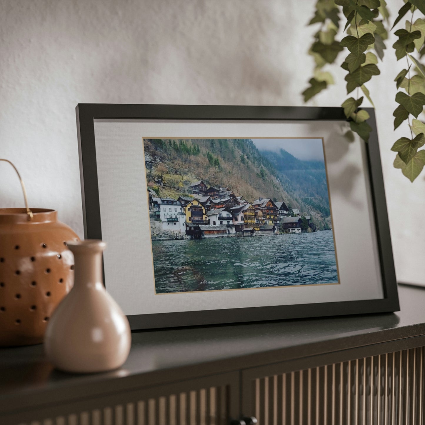 Hallstatt | Austria | Framed Posters, Black