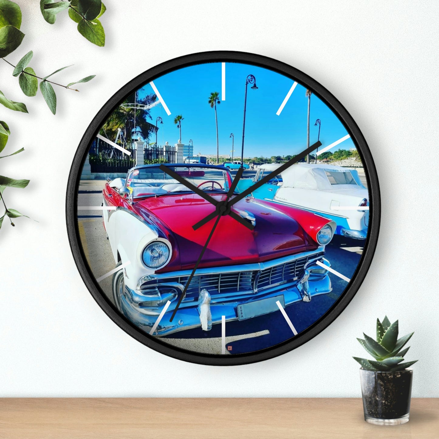 The Vehicle | Cuba | Wall clock