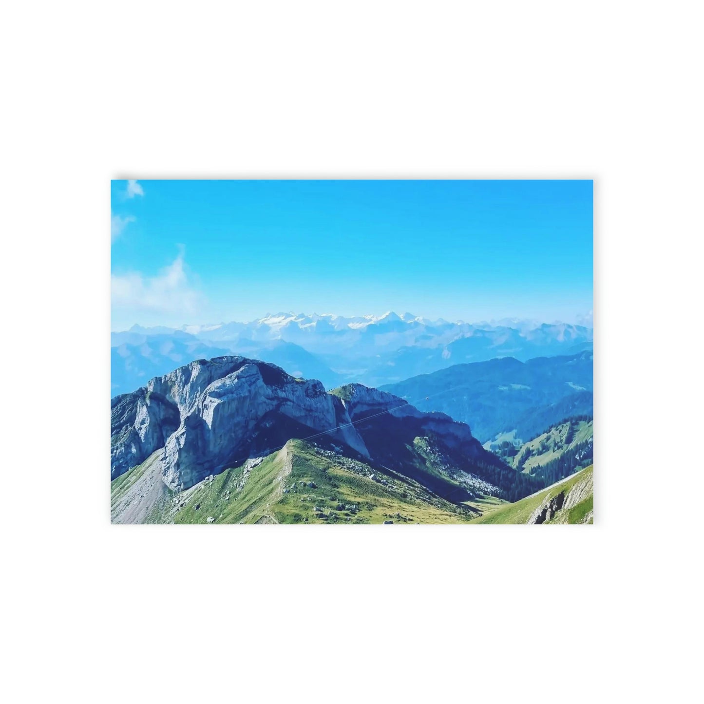 The Mt. Pilatus View | Switzerland | Holiday Cards