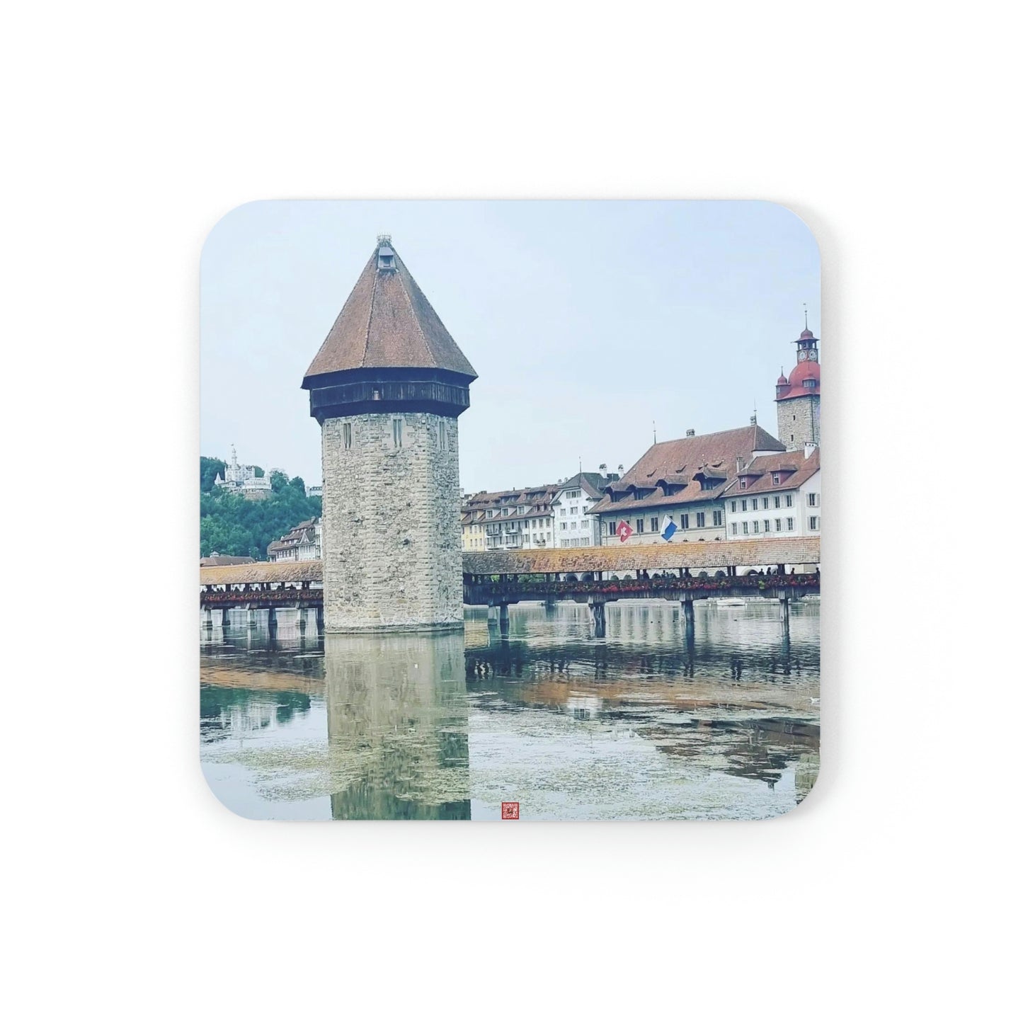 Pont de la Chapelle | Suisse | Dessous de verre en liège