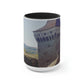 Hunedoara Castle Corvinilor | Romania | Two-Tone Coffee Mugs, 15oz